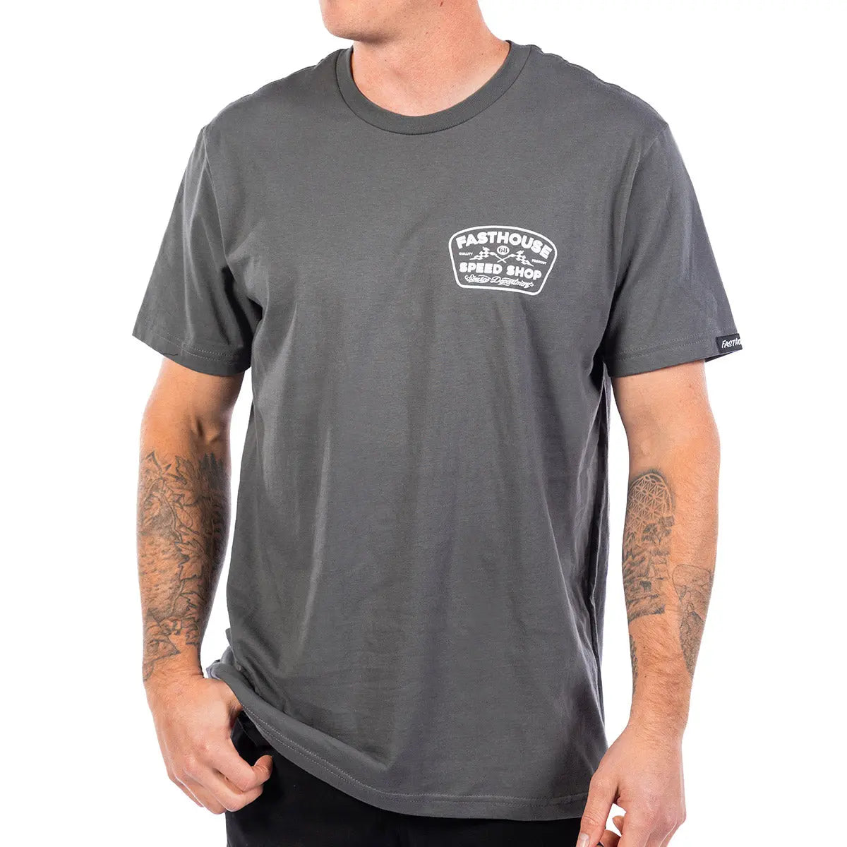 Wedged Tee - Heavy Metal - Fasthouse
