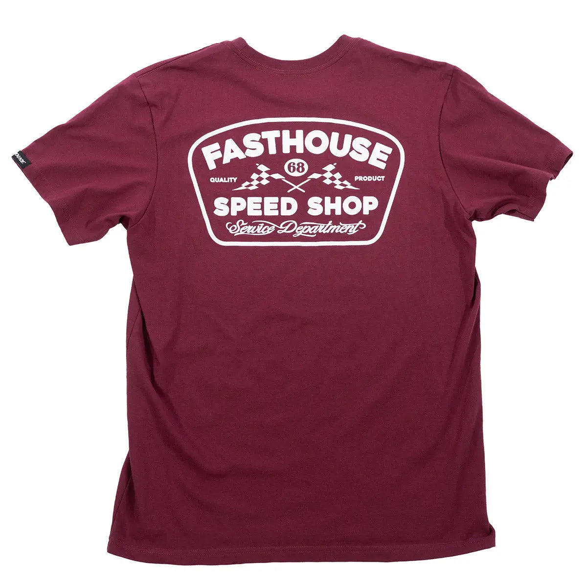 Wedged Tee - Maroon - Fasthouse
