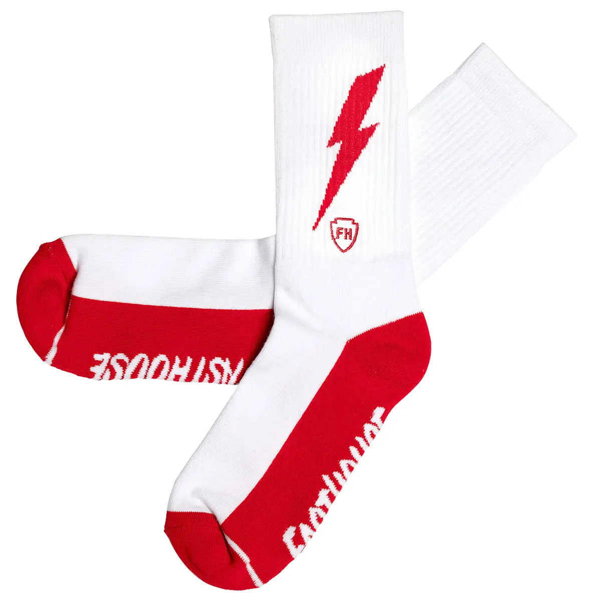 Wired Sock - White/Red - Fasthouse