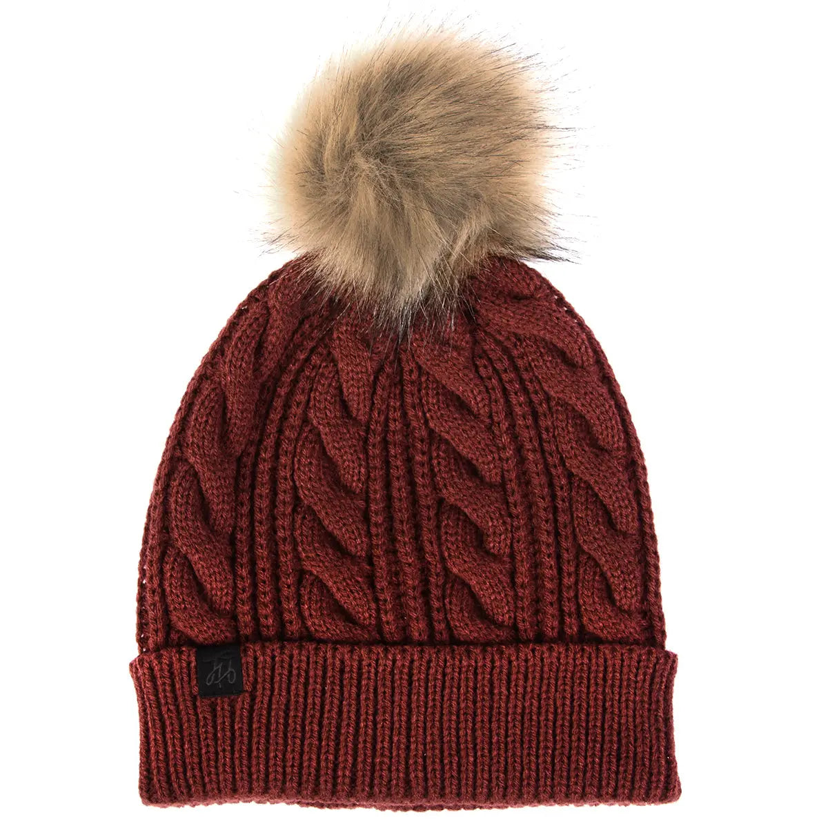 Daylight Women's Pom Beanie - Maroon - Fasthouse