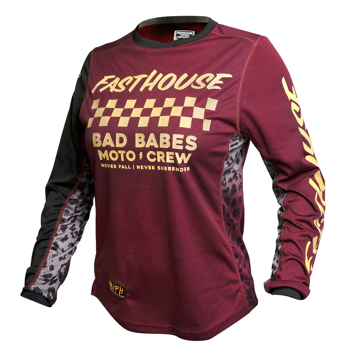 Grindhouse Golden Crew Women's Jersey - Maroon - Fasthouse