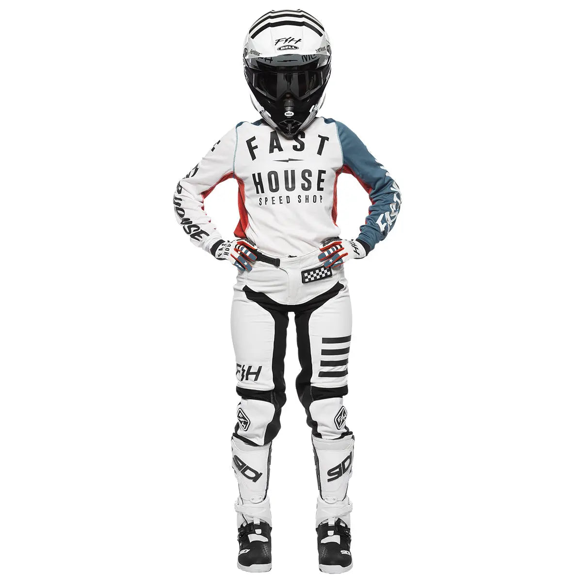 Grindhouse Anthem Women's Jersey - White/Teal