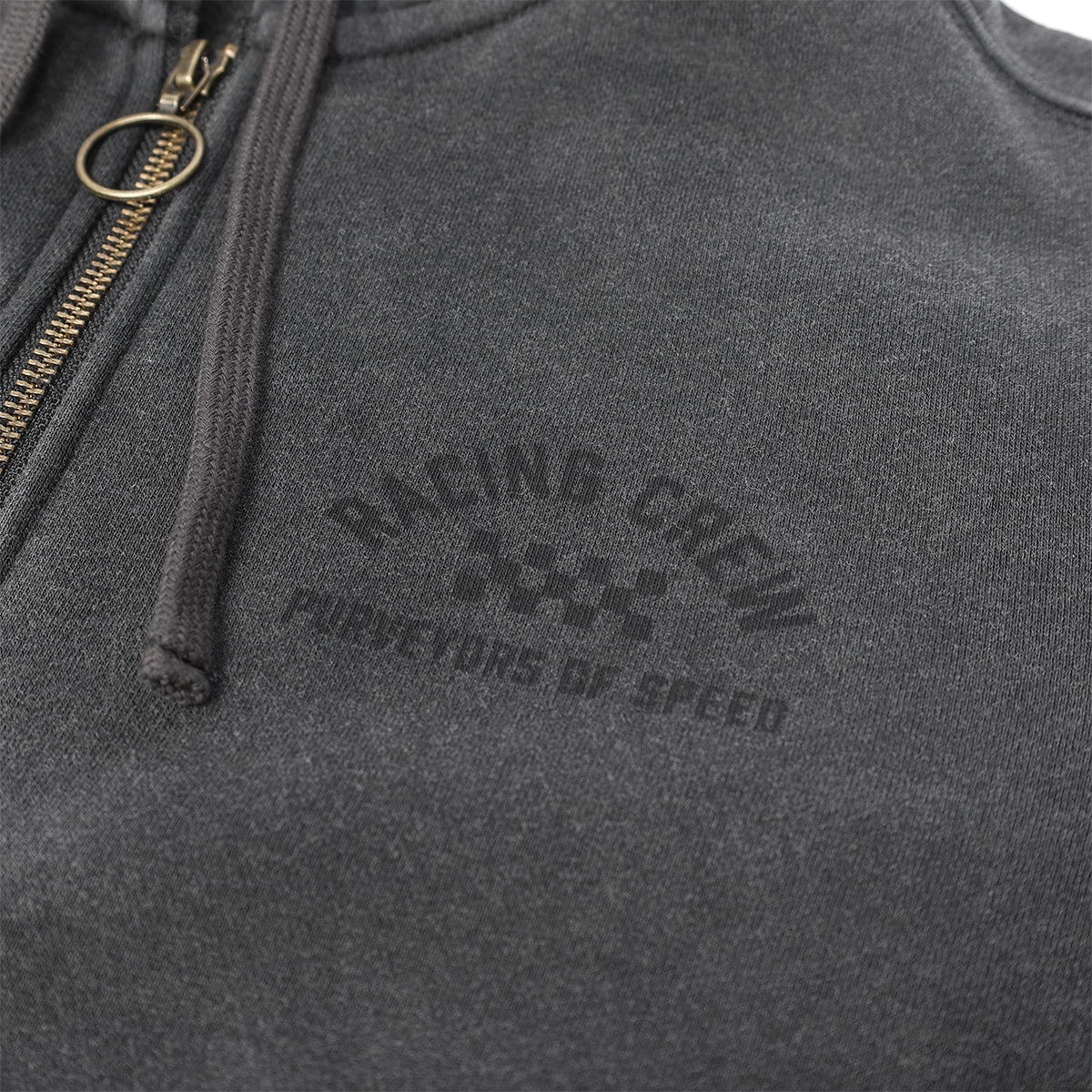 Discord Overdyed Heavyweight Women's Crop Zip-Up