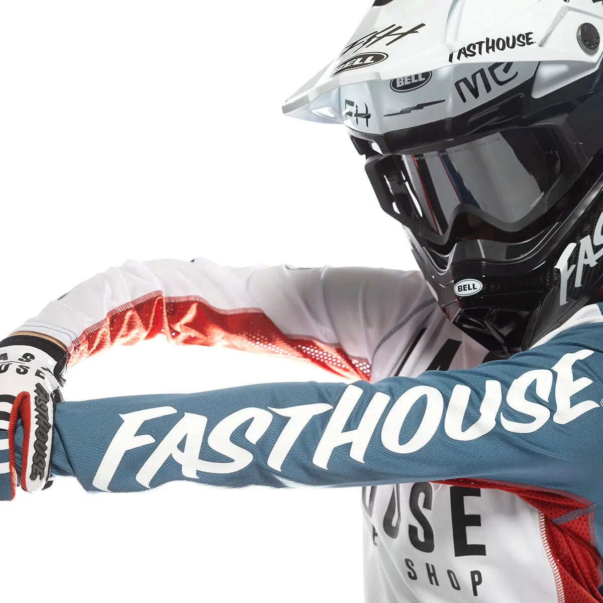 Grindhouse Anthem Women's Jersey - White/Teal