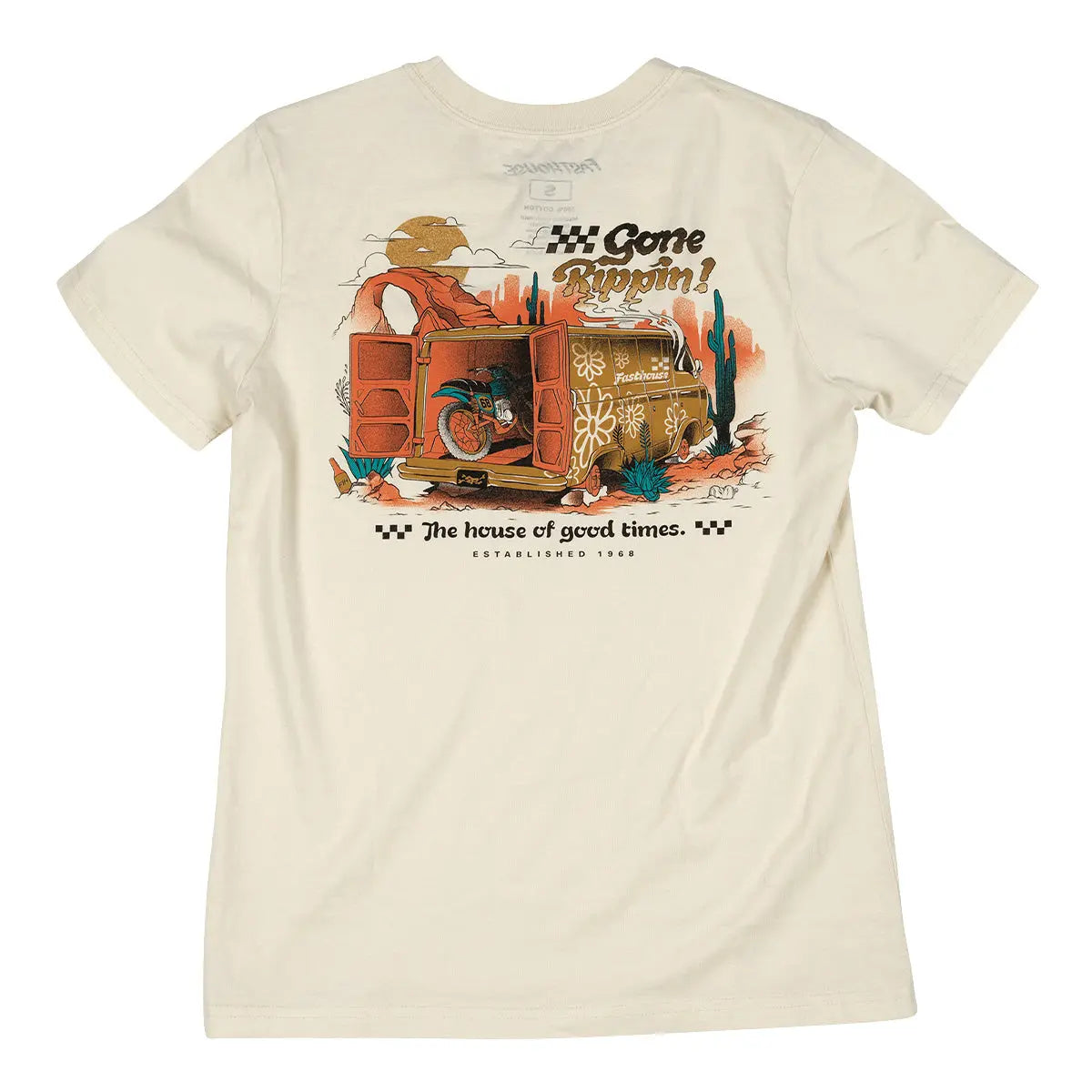Womens Idyll Tee - Natural Fasthouse