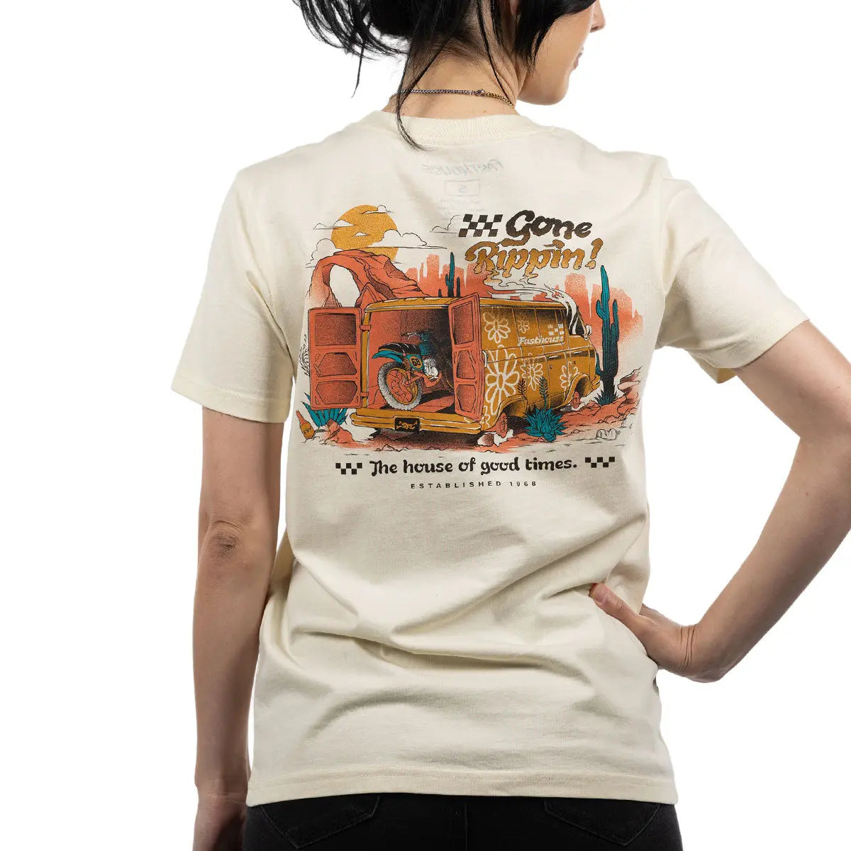 Womens Idyll Tee - Natural Fasthouse