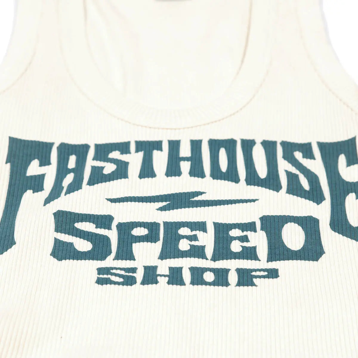 Womens Record Tank - Off White Fasthouse