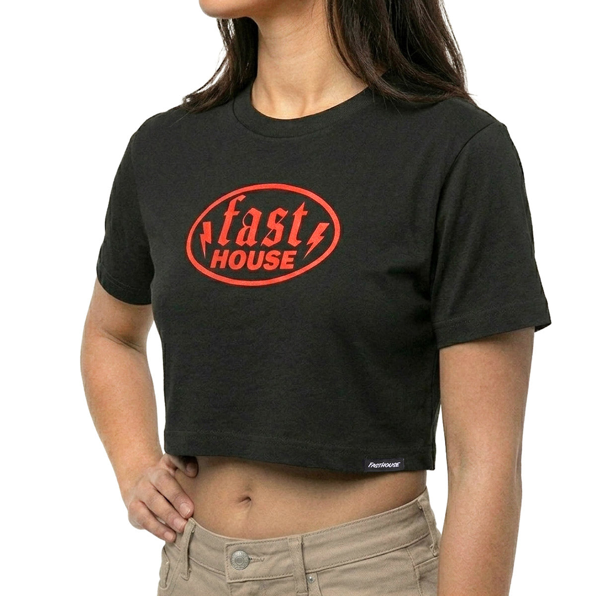 Strut Women's Crop Tee - Black