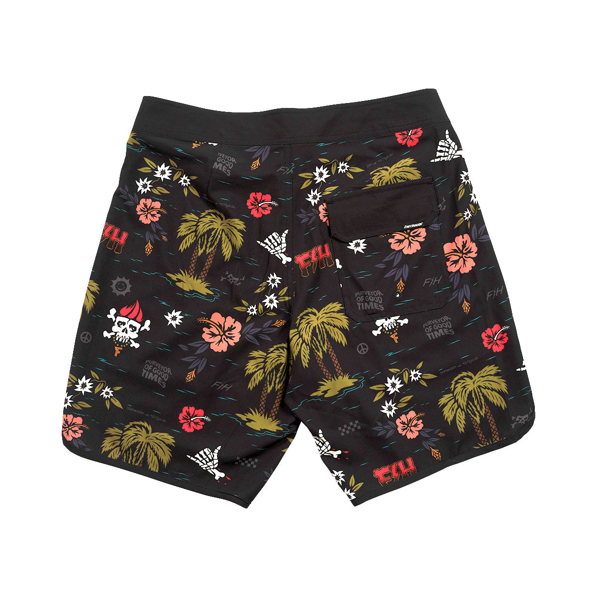 After Hours 3-Pocket Tribe Youth Boardshort - Black
