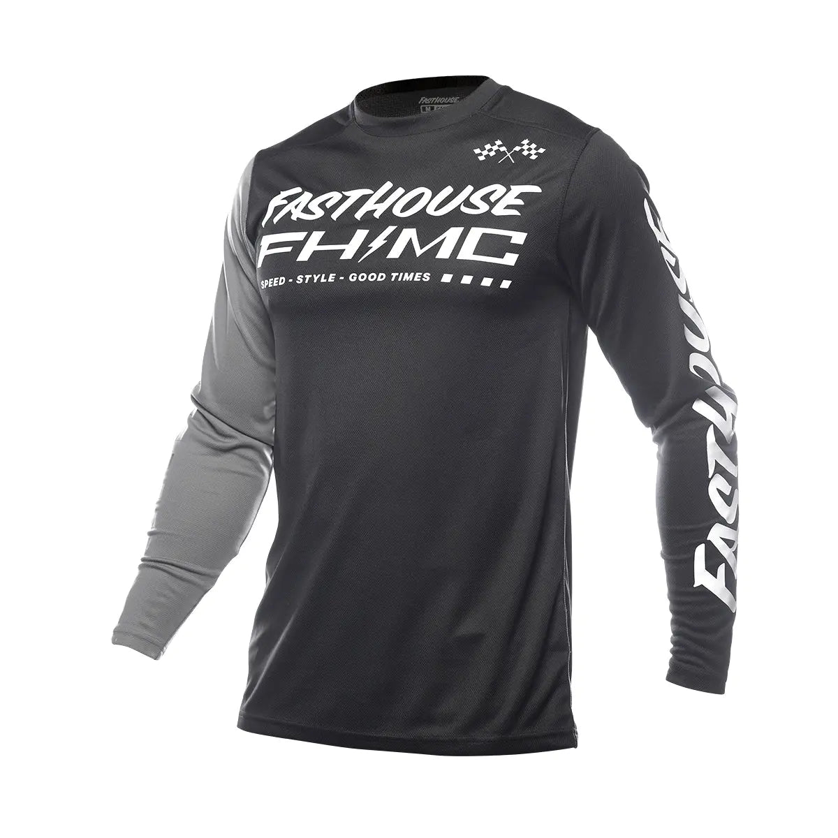 Carbon Method Youth Jersey - Black/Gray - Fasthouse