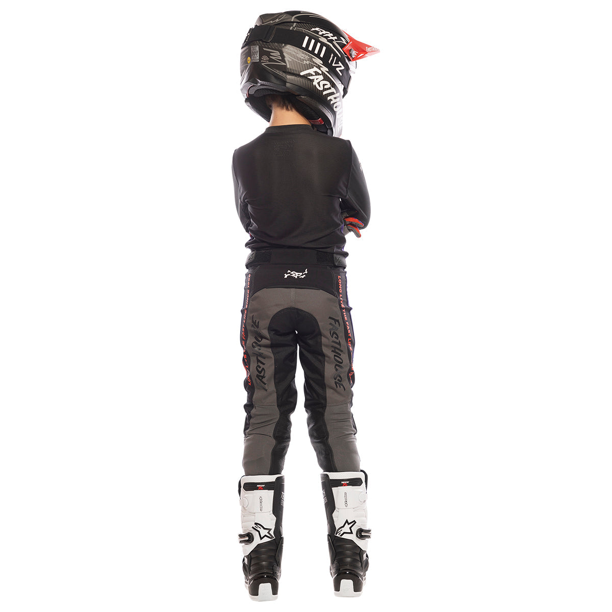 Elrod Evoke Youth Pant - Purple/Black Fasthouse