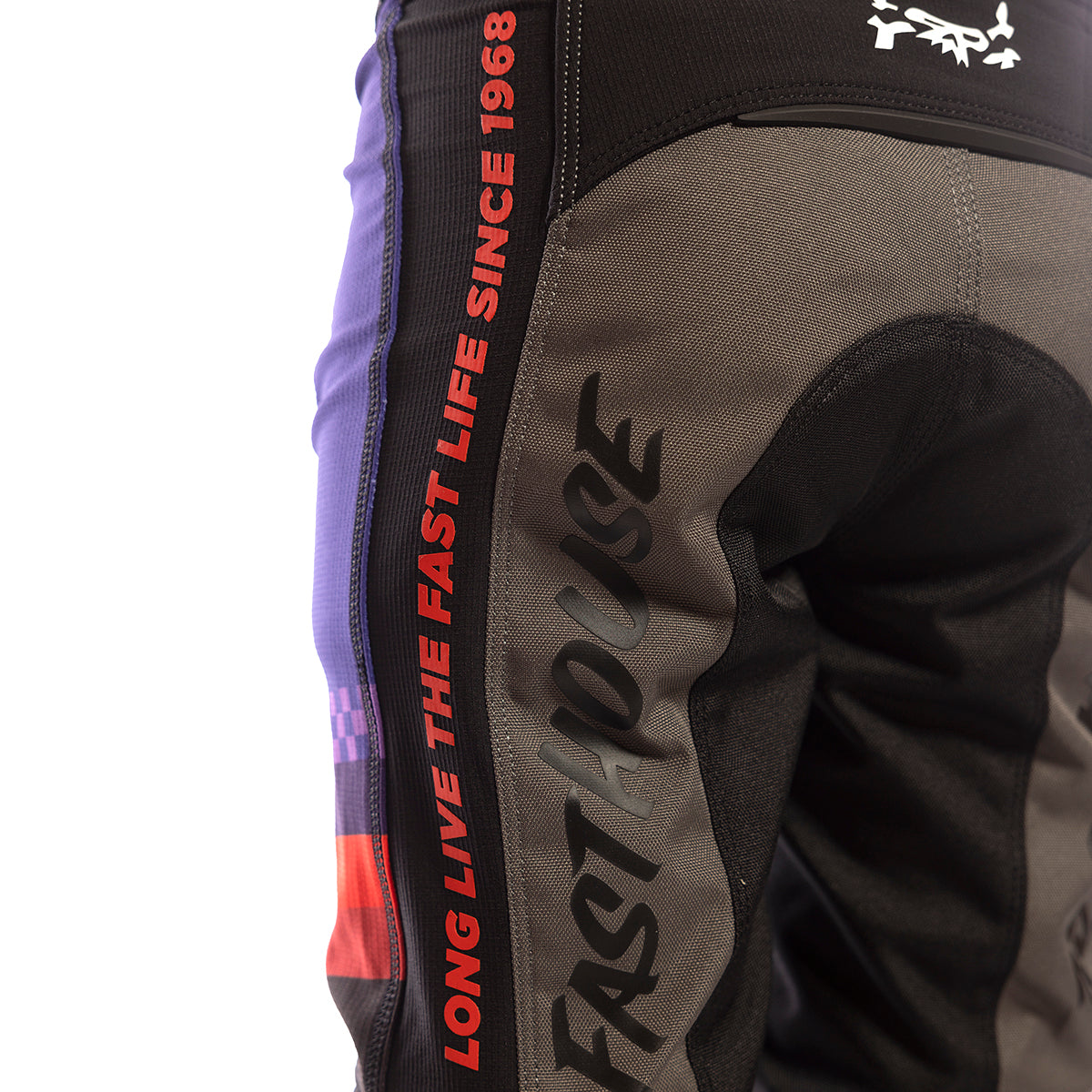 Elrod Evoke Youth Pant - Purple/Black Fasthouse
