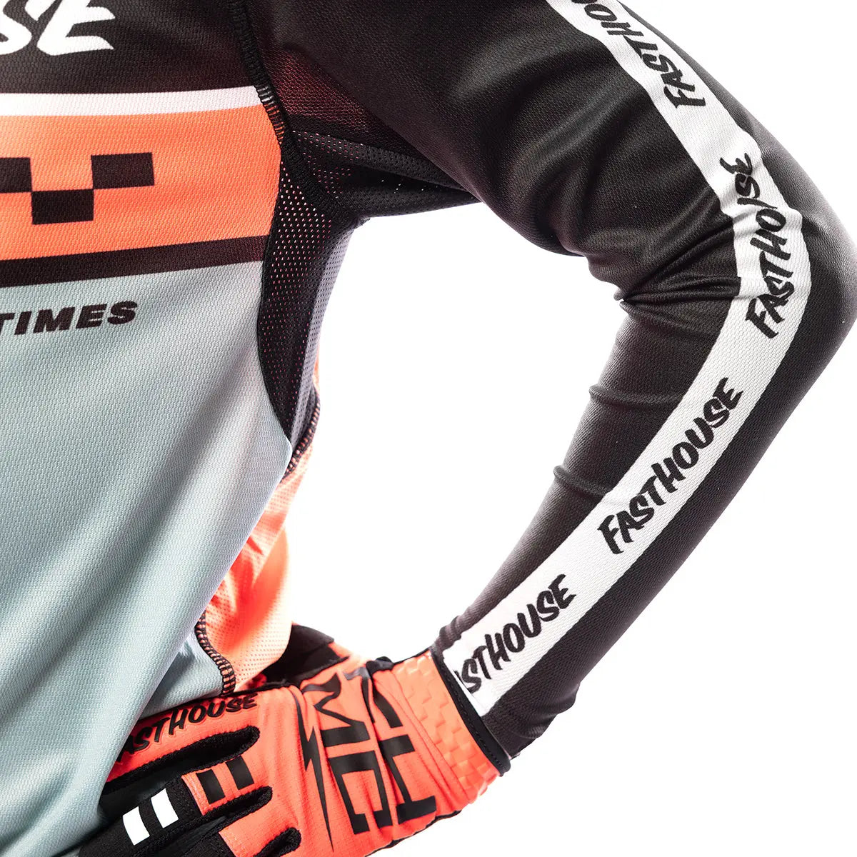 Elrod Formula Youth Jersey - Oceanic Mint/Hyper Coral - Fasthouse