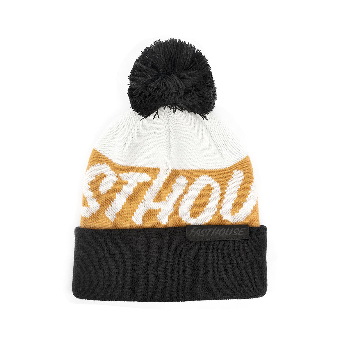 Fastball Youth Beanie - Cream/Black