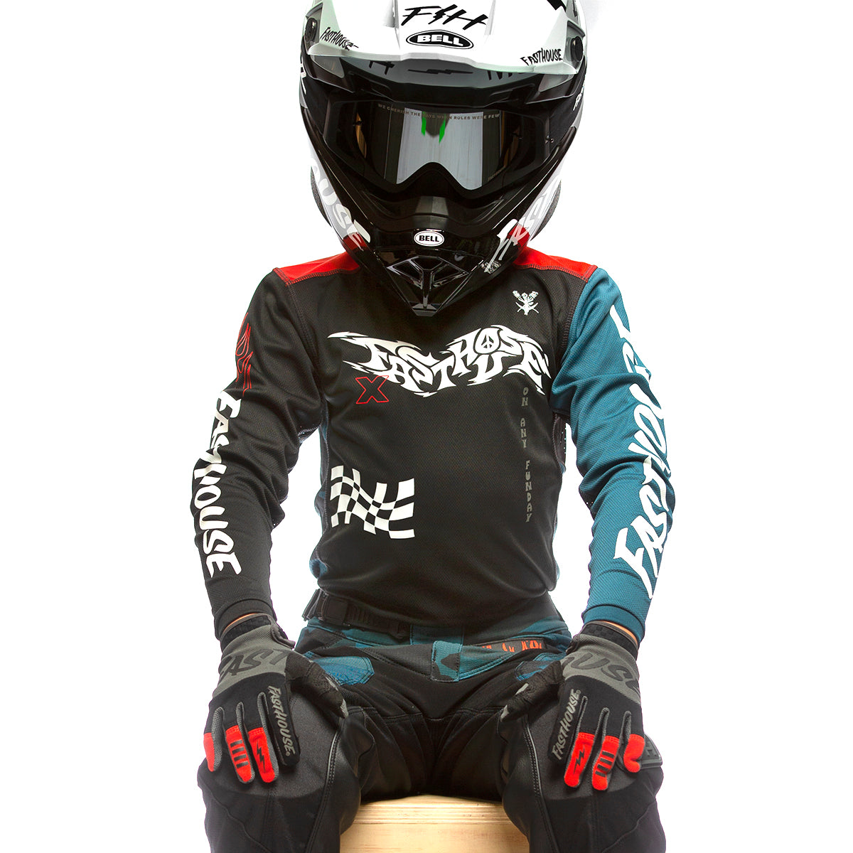 Grindhouse Bereman Youth Jersey - Black/Infrared