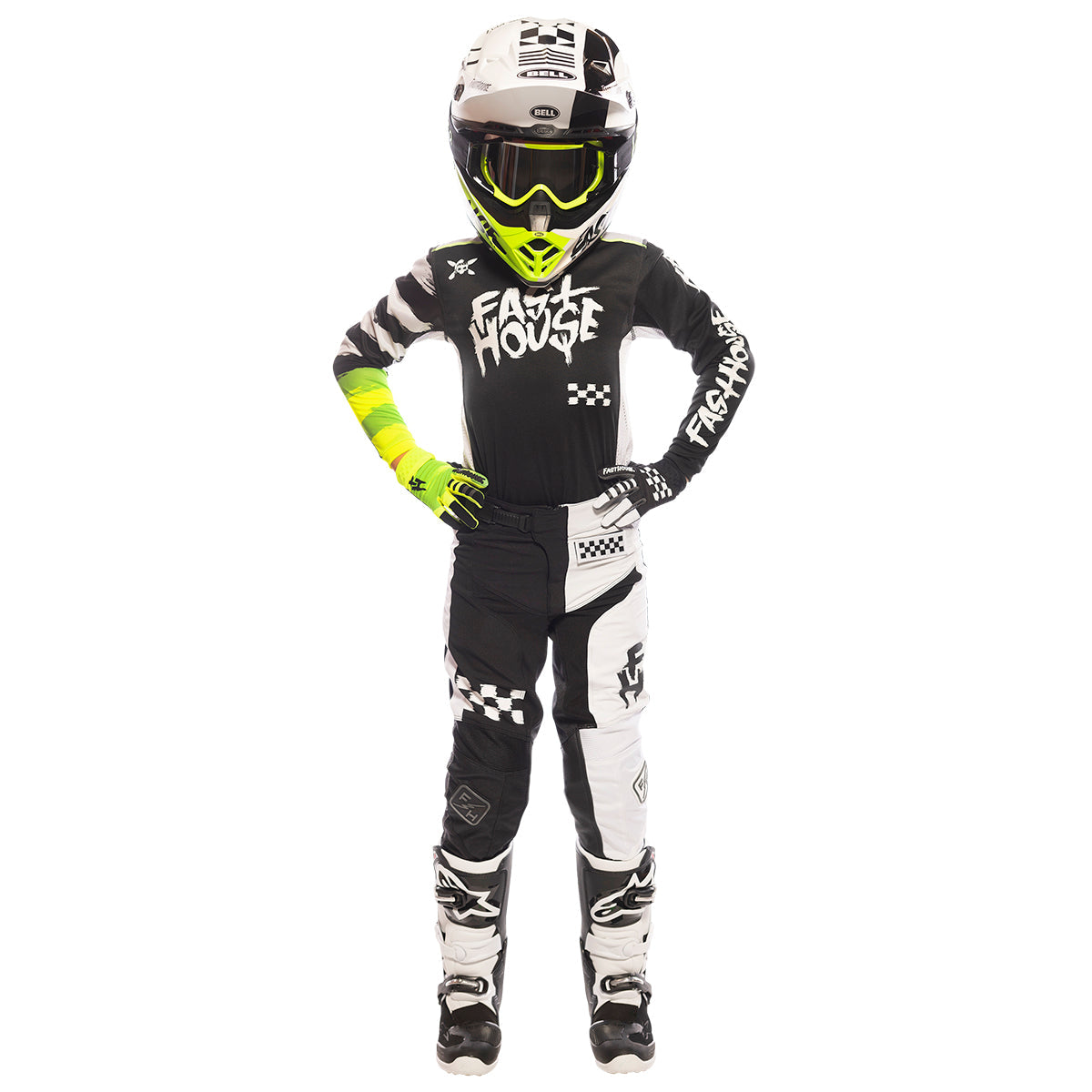 Grindhouse Jester Youth Jersey - Black Fasthouse