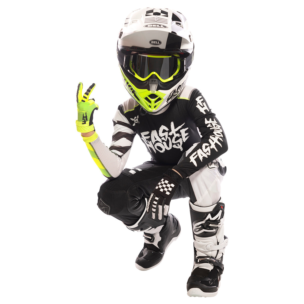 Grindhouse Jester Youth Jersey - Black Fasthouse