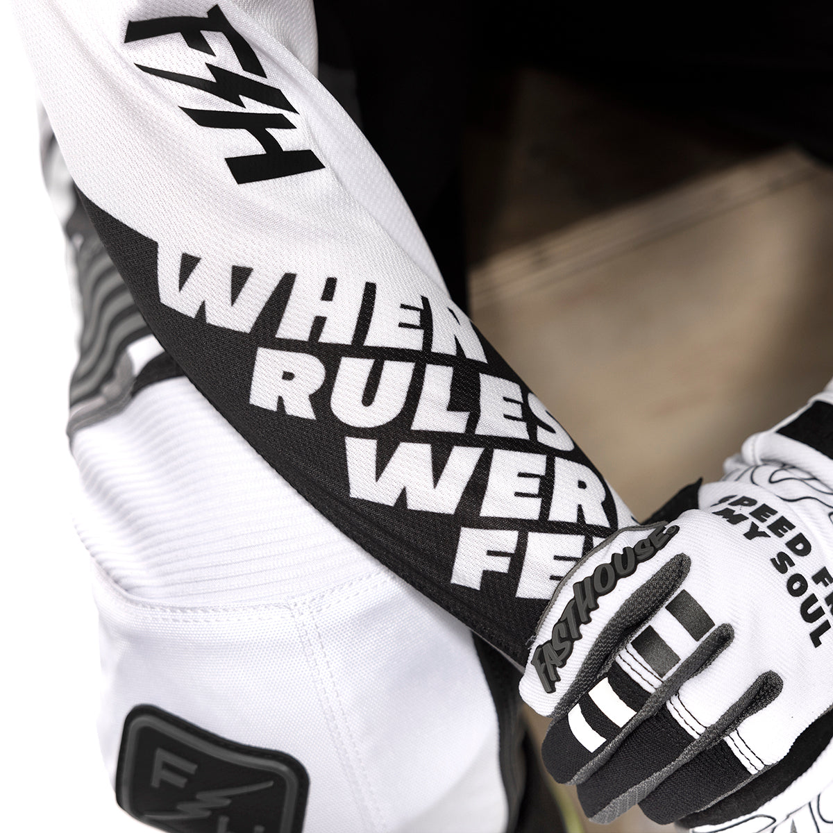 Grindhouse Riot Youth Jersey - White/Black