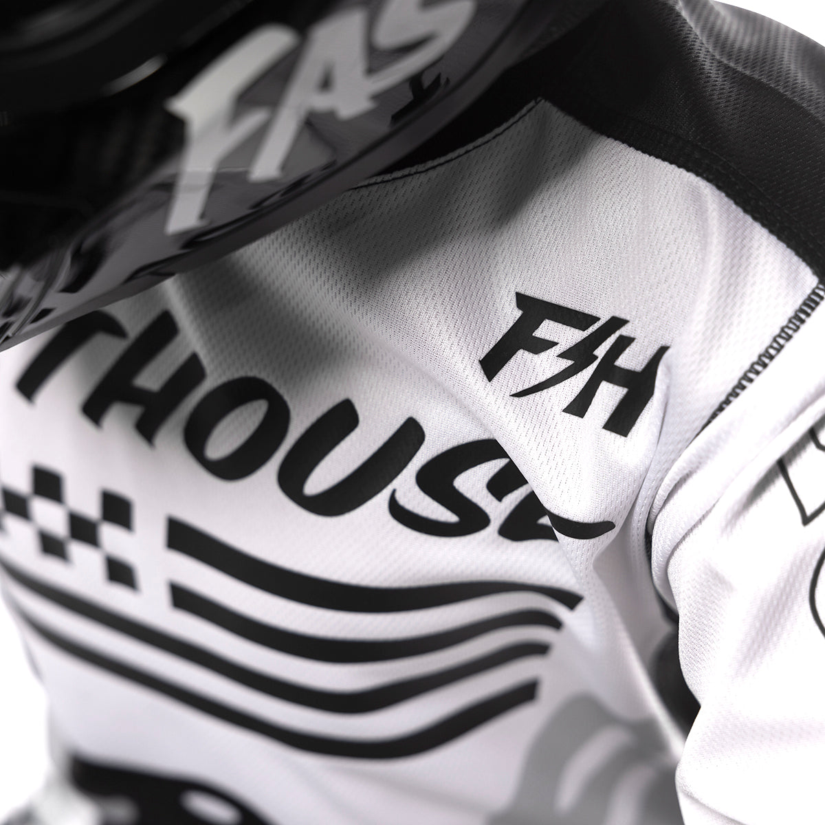 Grindhouse Riot Youth Jersey - White/Black