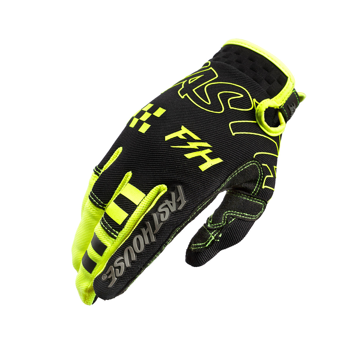 Speed Style Riot Youth Glove - Black/High Viz