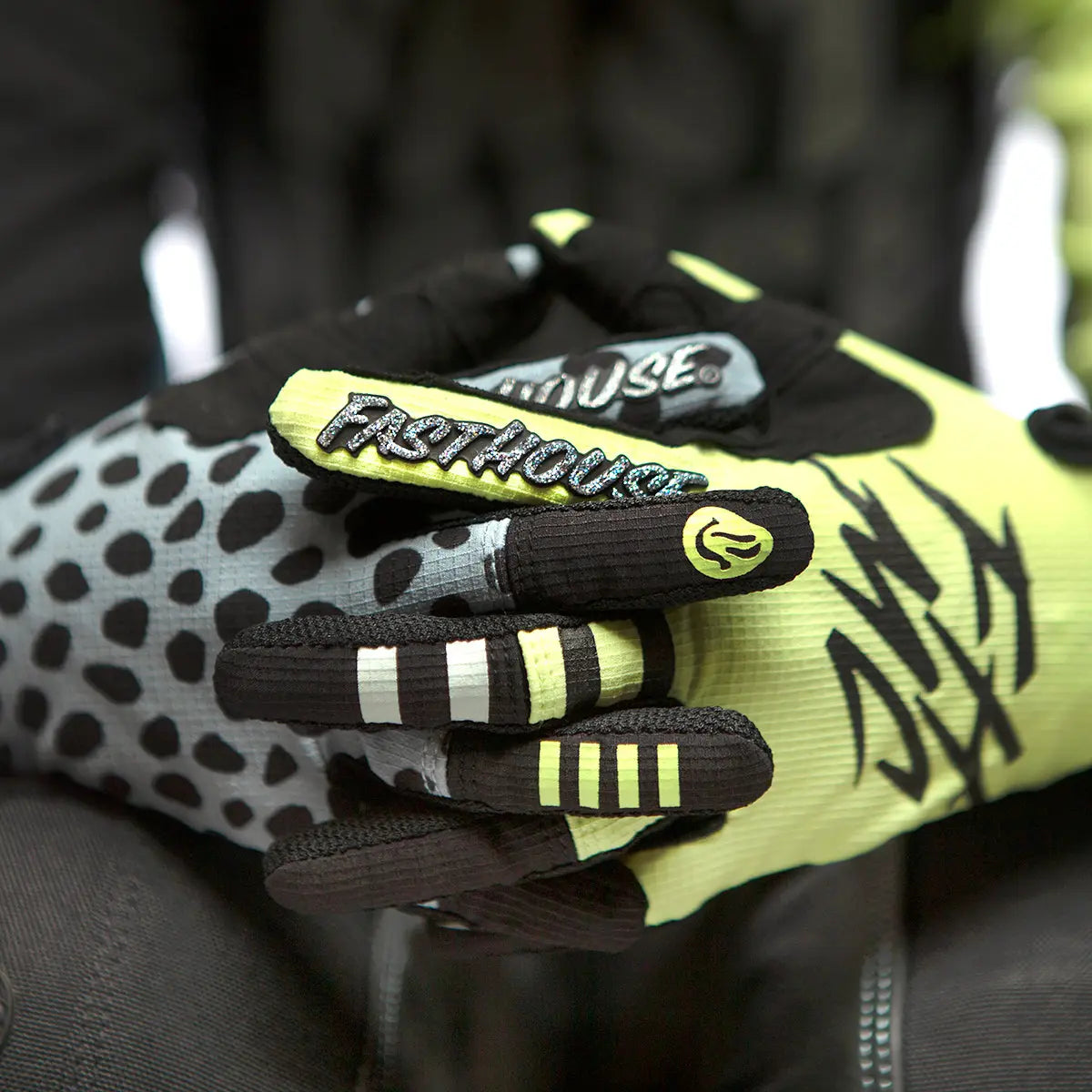 Speed Style Zenith Youth Glove - Skyline/Party Lime - Fasthouse