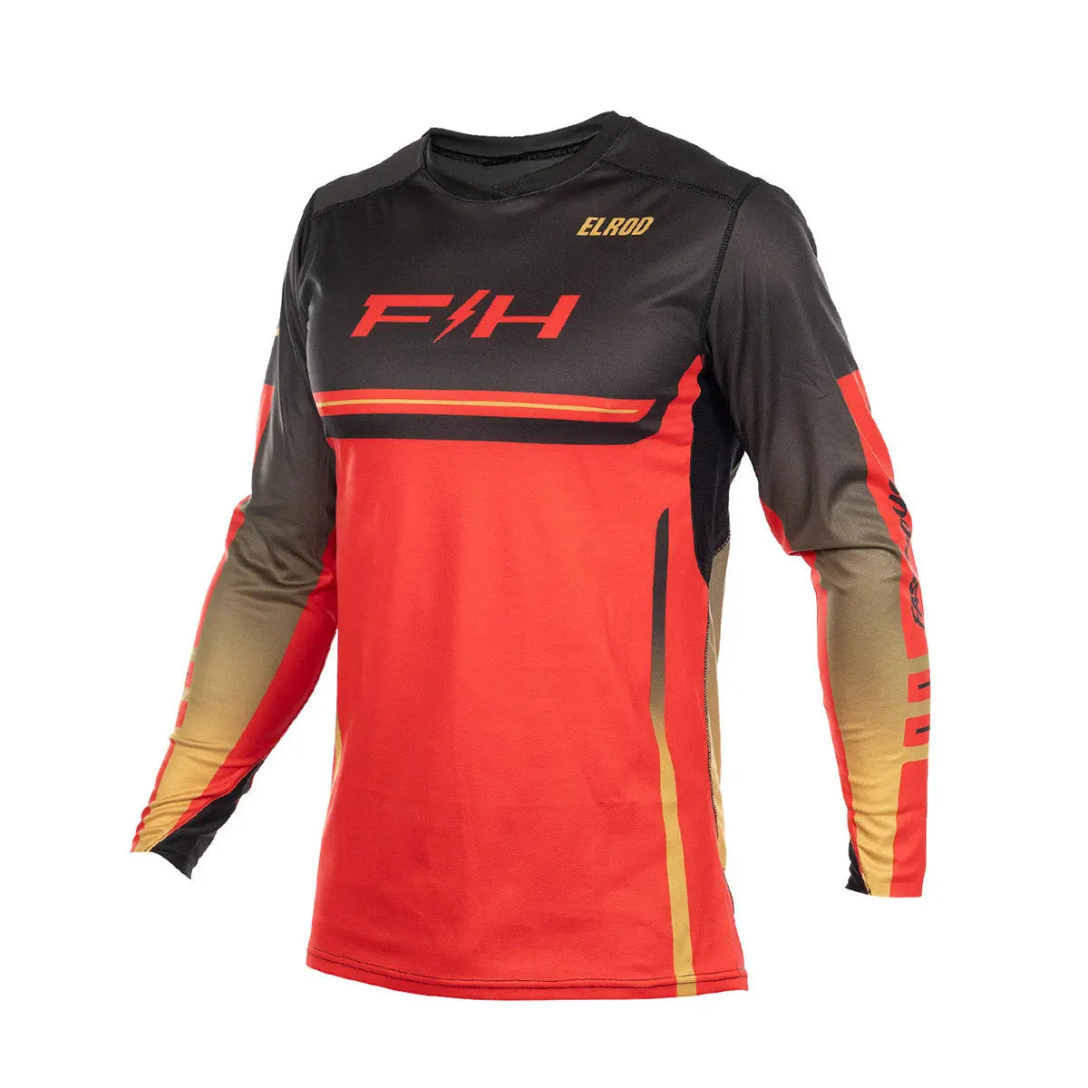 Elrod React Youth Jersey - Racing Red/Black Fasthouse