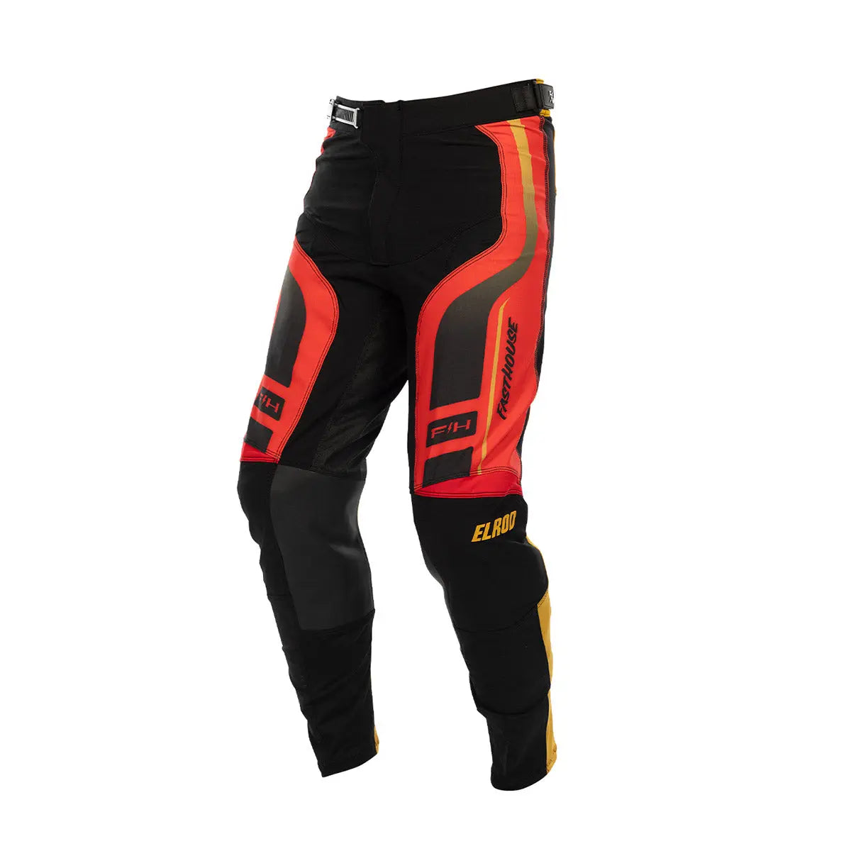 Elrod React Youth Pant - Racing Red/Black Fasthouse