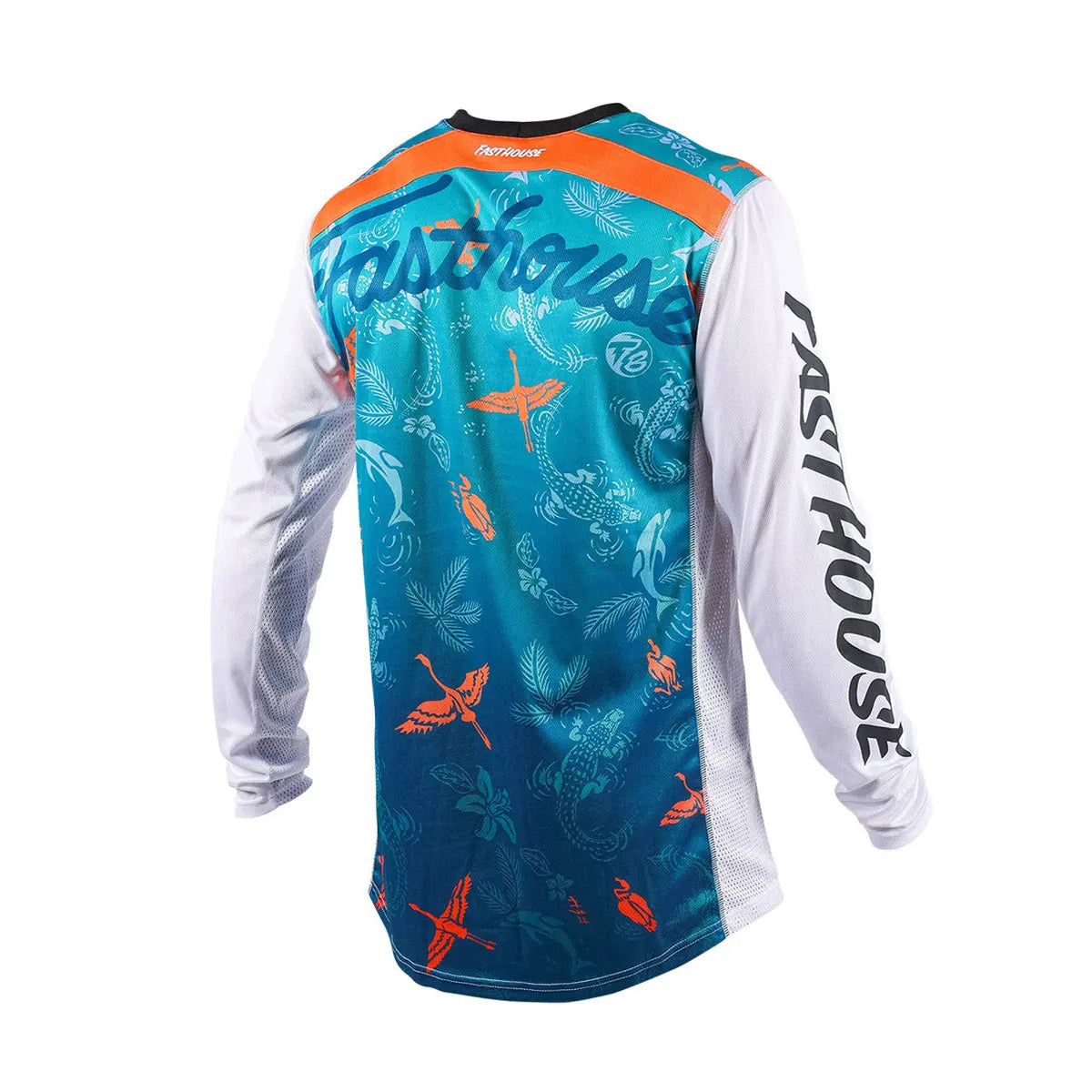 TB Island Hopping Grindhouse Youth Jersey - White - Fasthouse