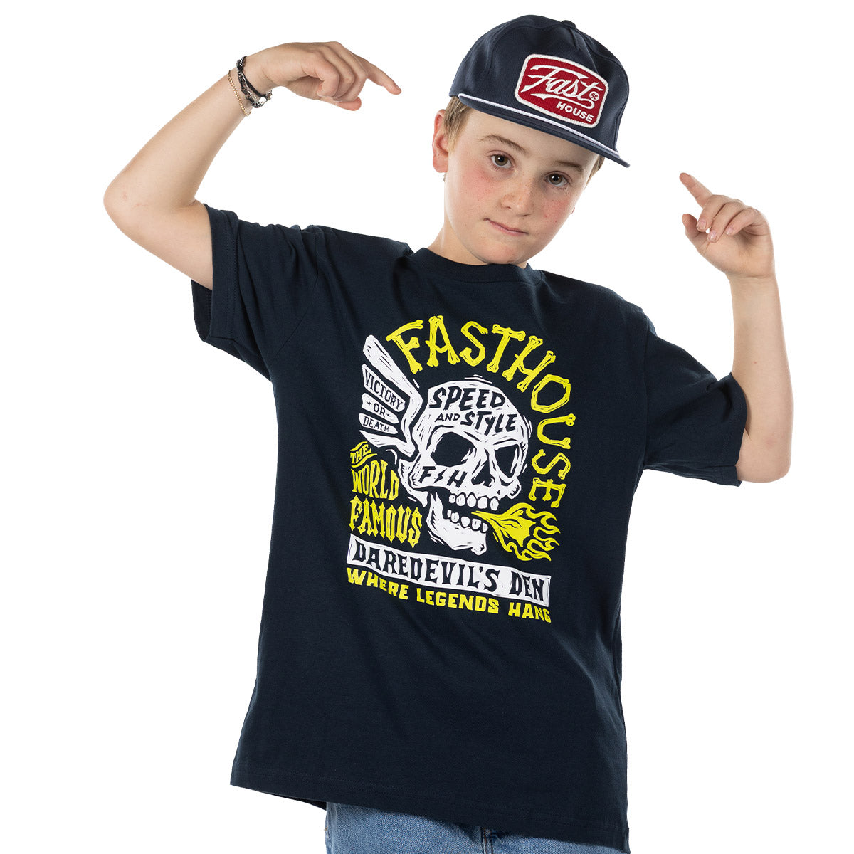 Jekyl Youth Tee - Navy