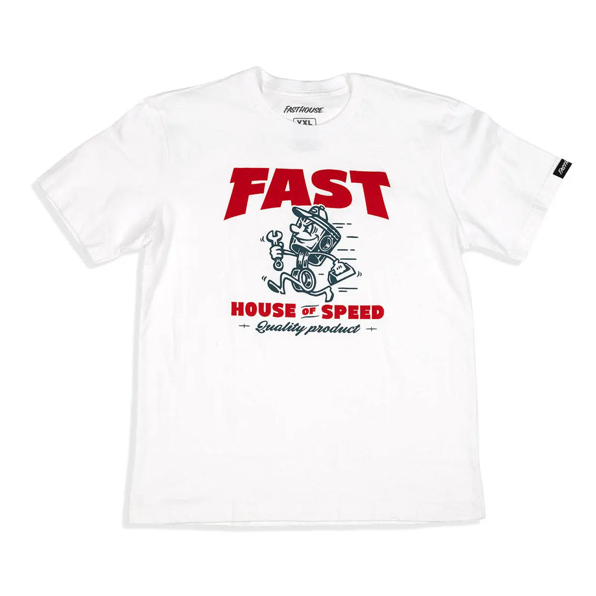 Runner Youth Tee - White Fasthouse