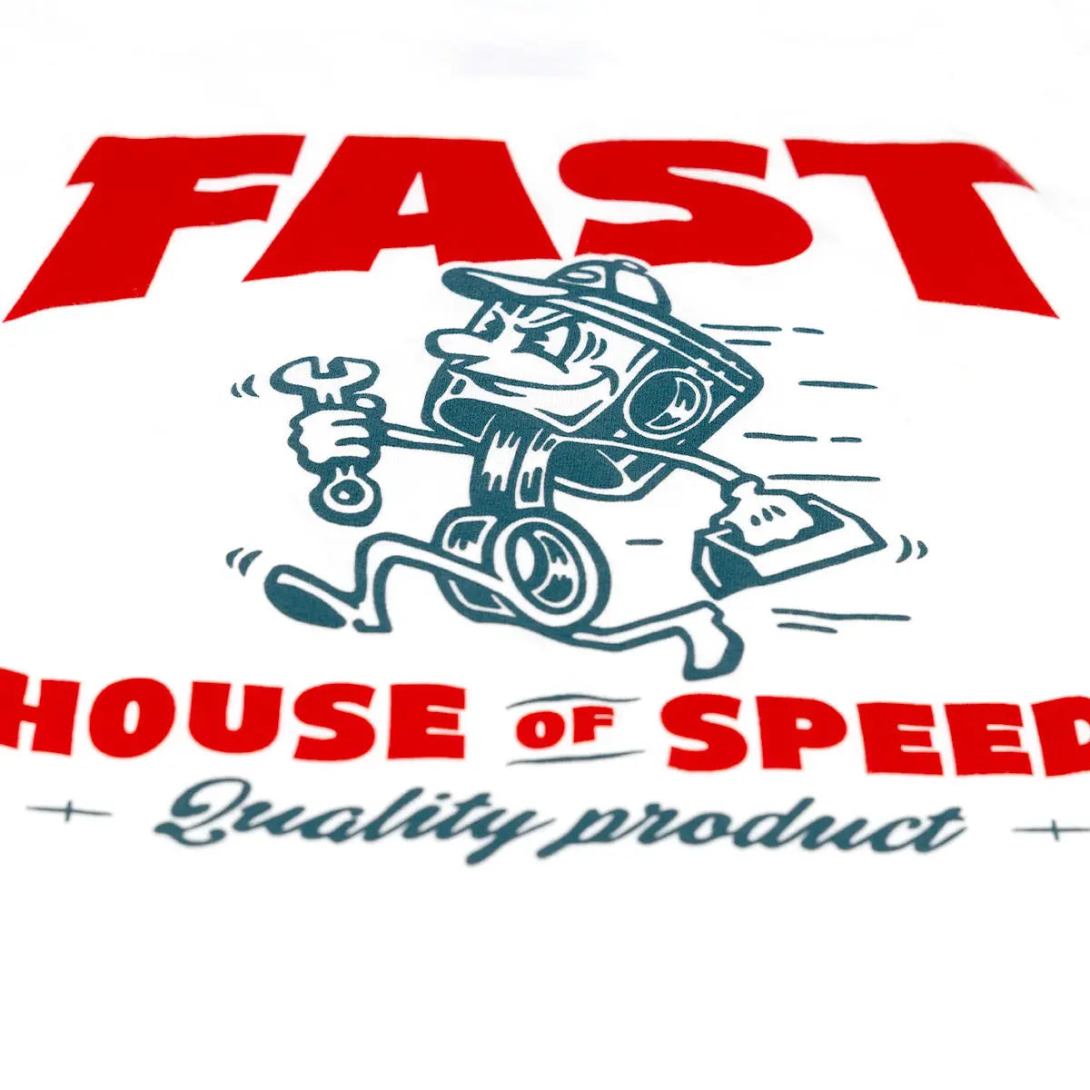 Runner Youth Tee - White Fasthouse