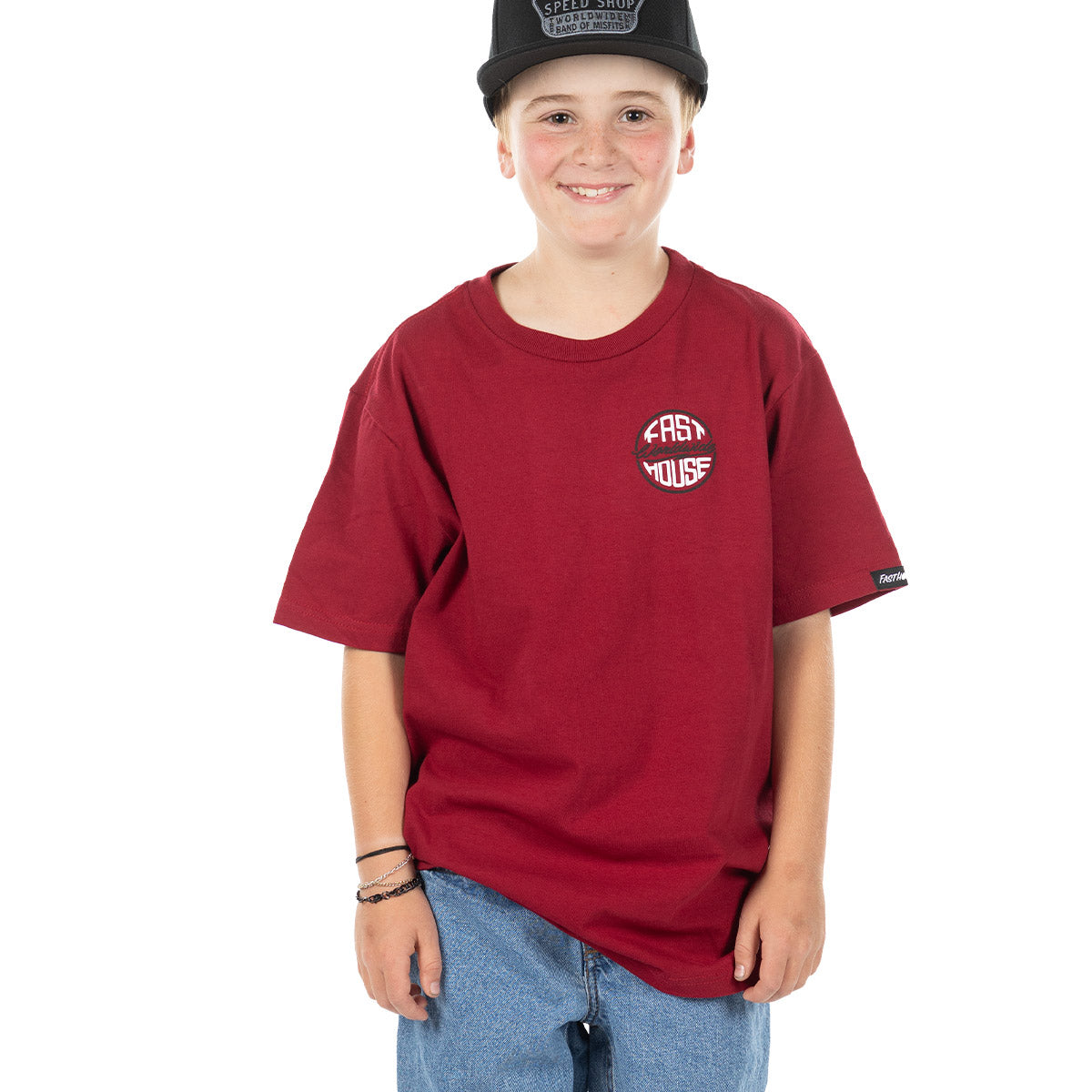 Squall Youth Tee - Cardinal