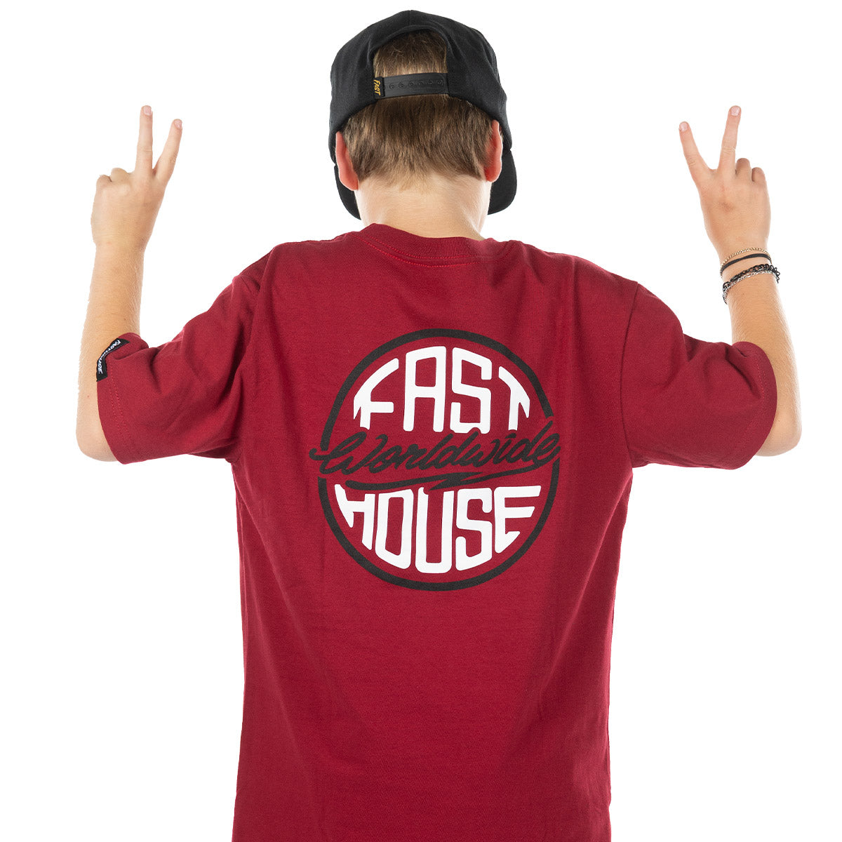 Squall Youth Tee - Cardinal