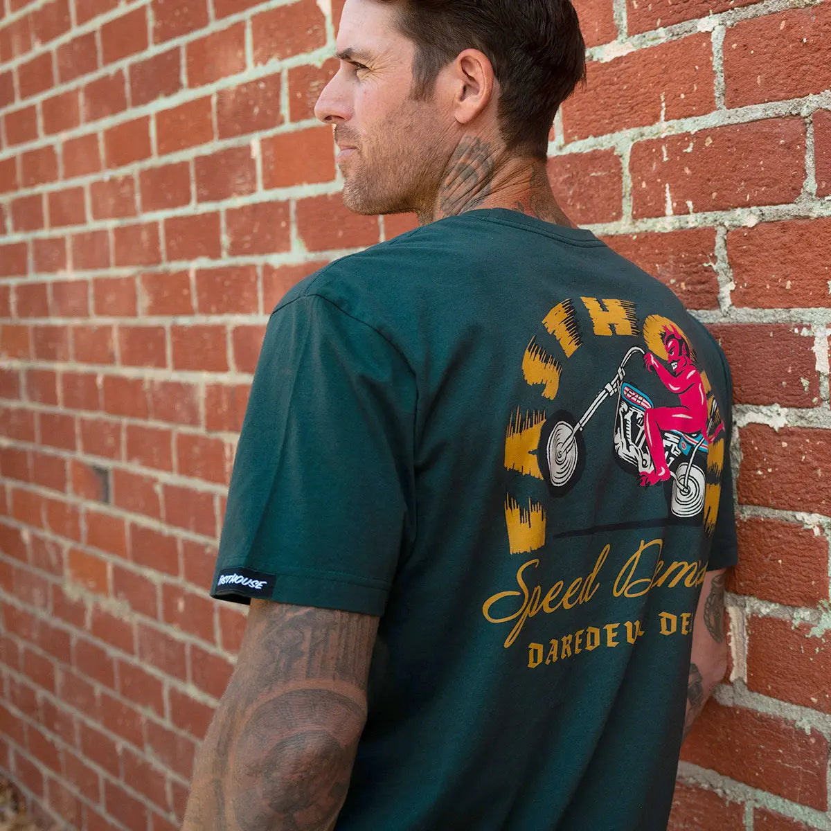 Fallen Tee - Pine - Fasthouse