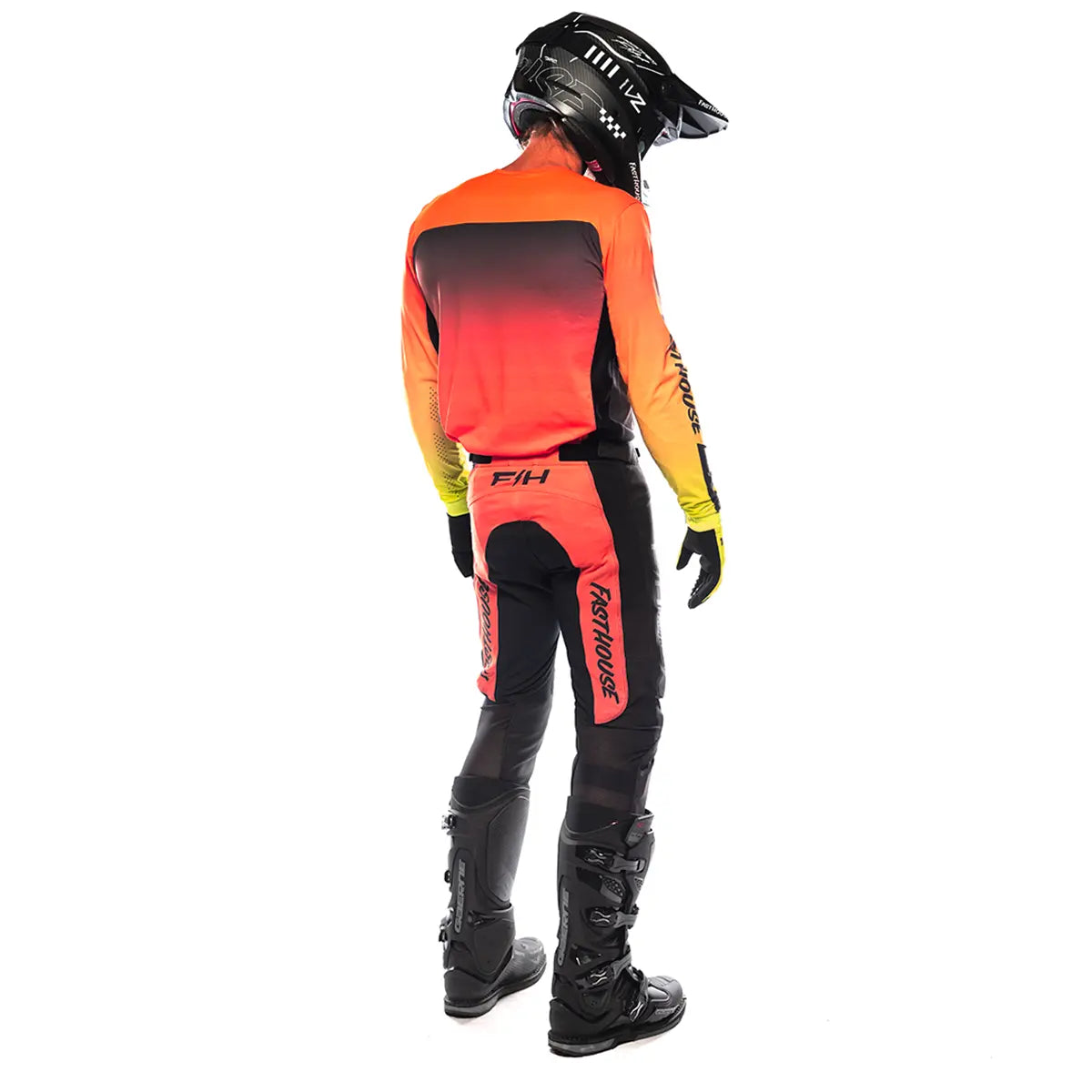 Helix Circuit Jersey - Hyper Coral/Black - Fasthouse