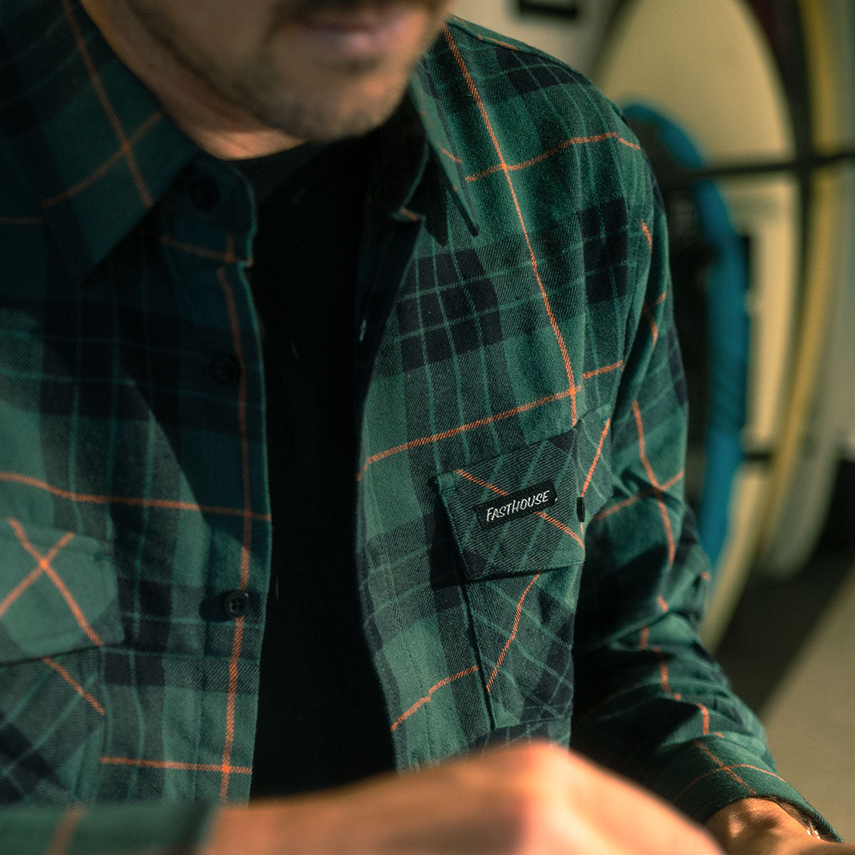 Saturday Night Special Flannel - Pine/Black