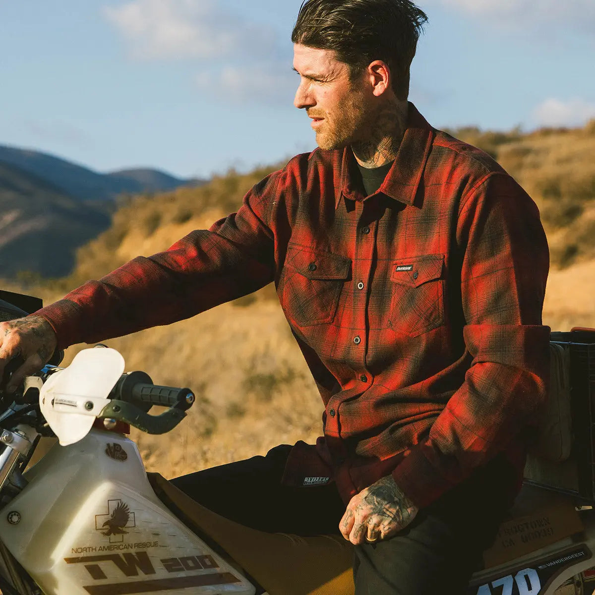 Saturday Night Special Flannel - Oxblood - Fasthouse