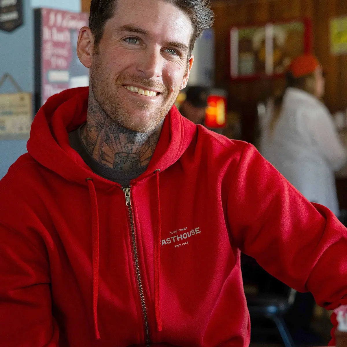 Anchor Hooded Zip-Up Pullover - Fasthouse