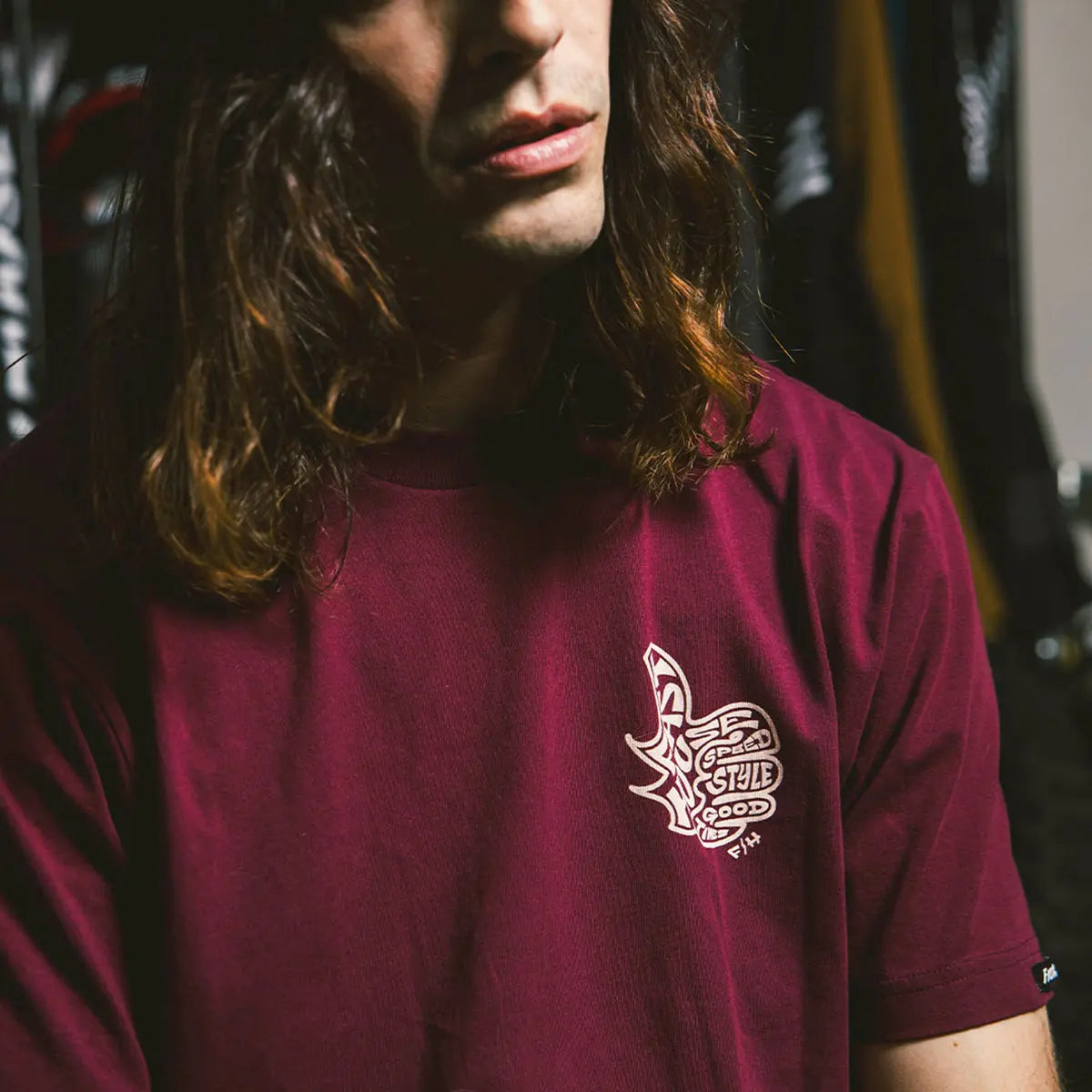 Satisfaction Tee - Maroon - Fasthouse