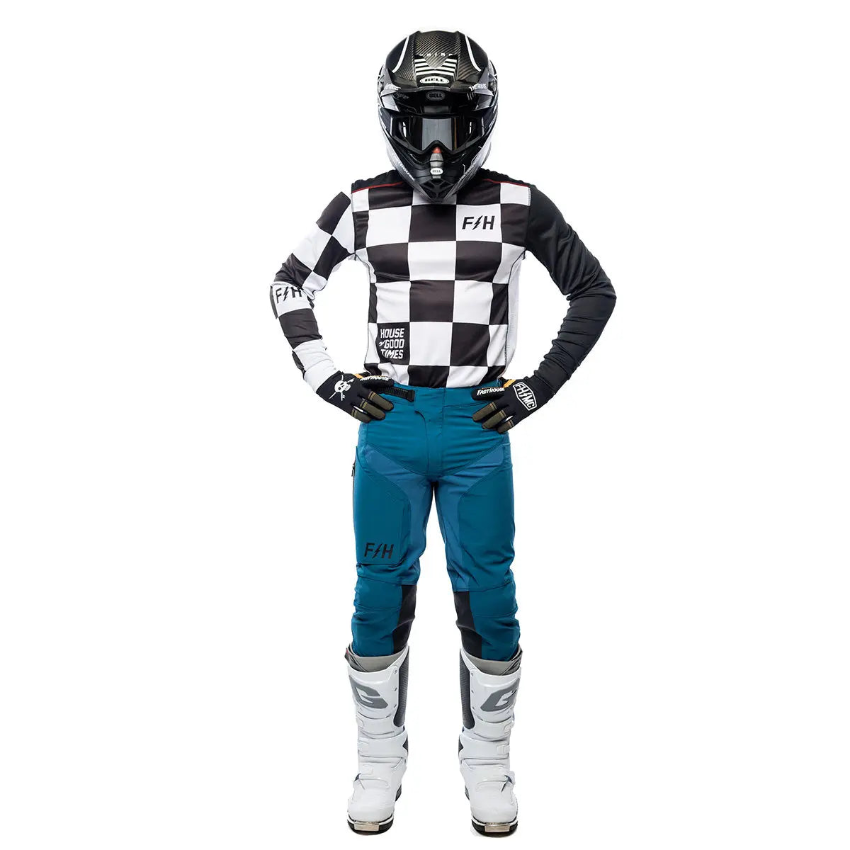 Sanguaro Gibson Jersey - White/Black - Fasthouse