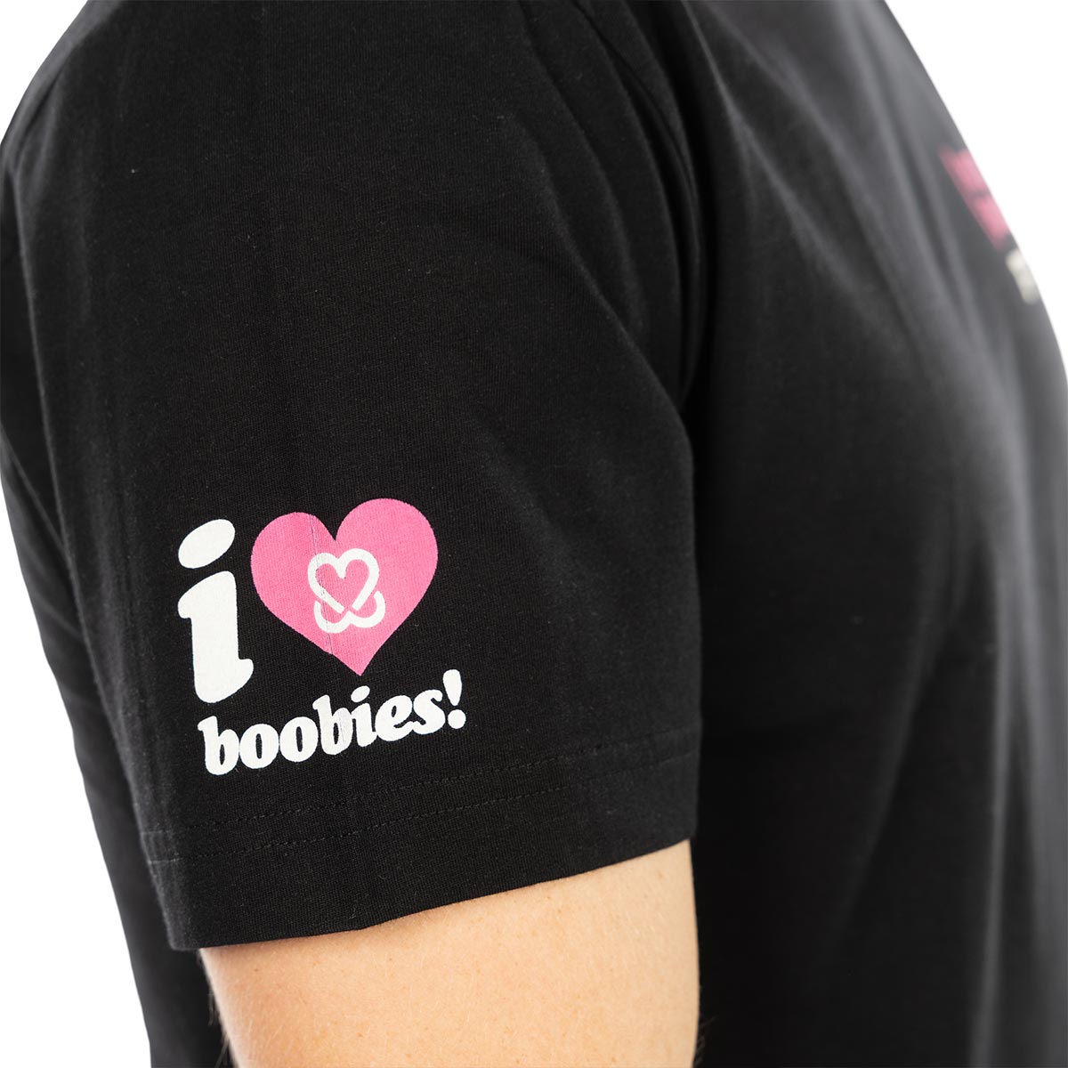 Keep A Breast Moto Crew Tee - Black