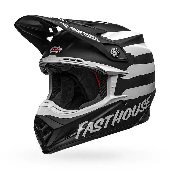 Fasthouse - Bell Moto 9 MIPS FH Signia Helmet Black/White 2019