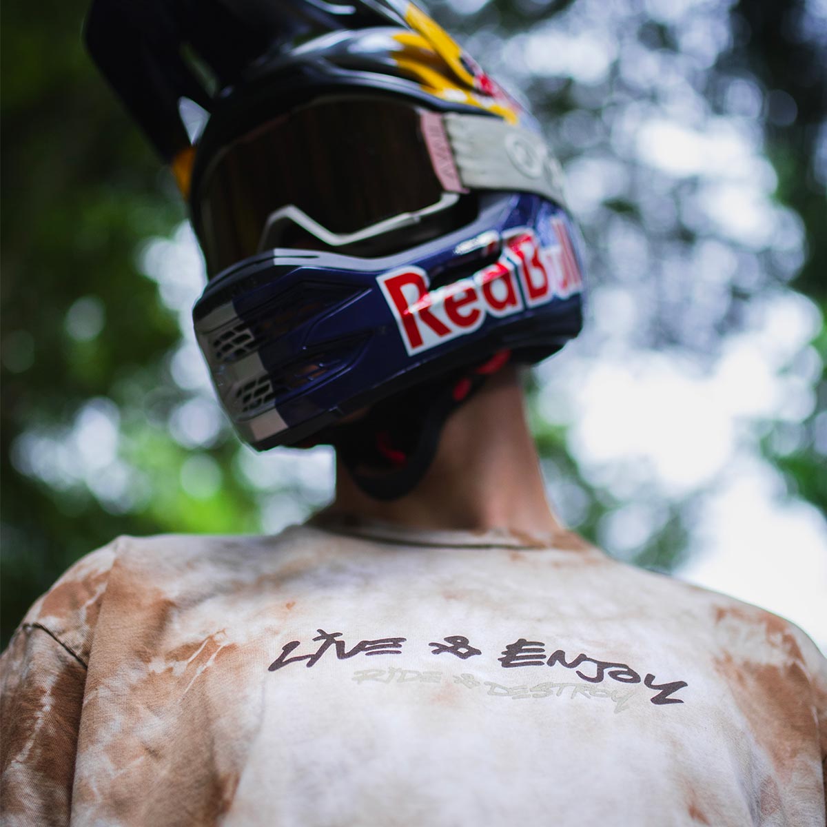 Emil Johansson Live & Enjoy Tee - Tie Dye Brown/White Fasthouse