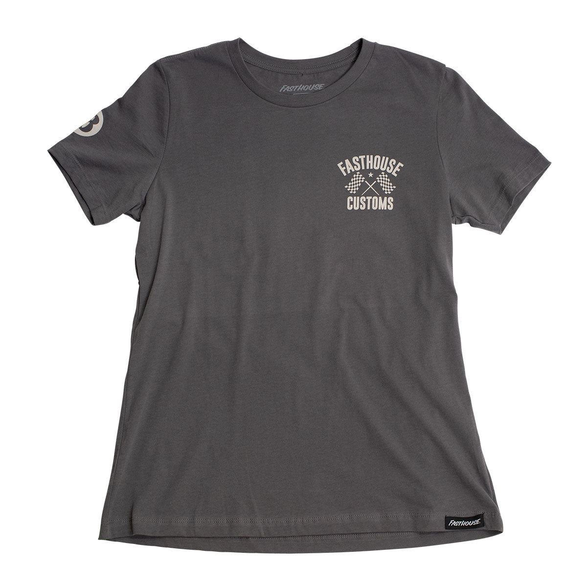 68 Trick Womens Tee - Asphalt Fasthouse