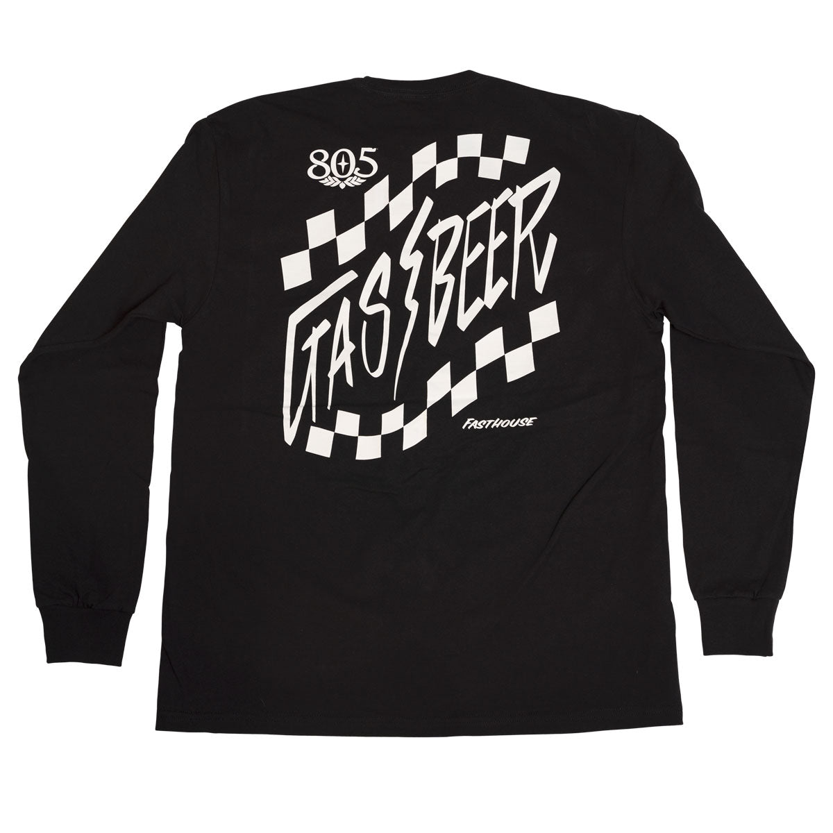 805 Gassed Up LS Tee - Black Fasthouse