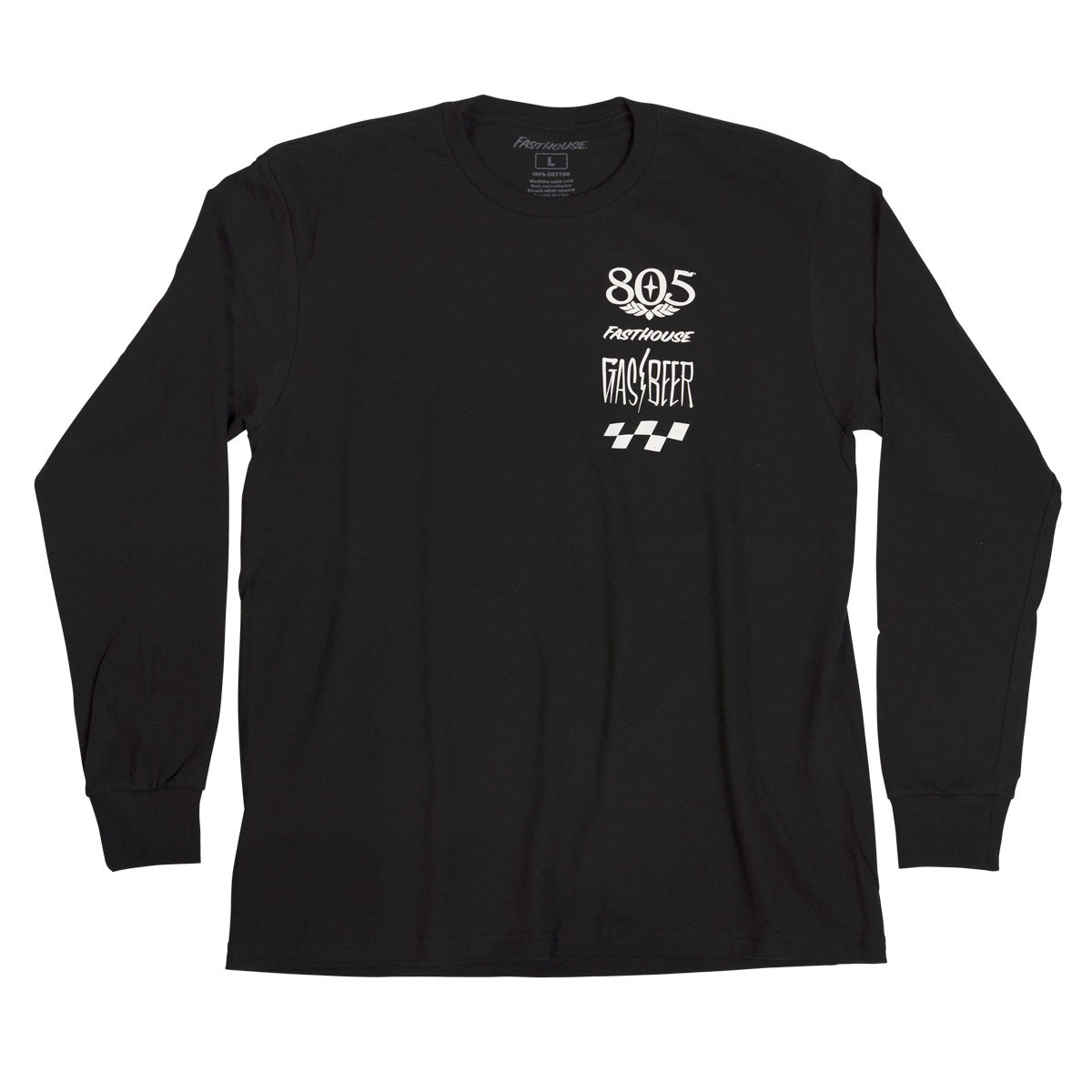 805 Gassed Up LS Tee - Black Fasthouse