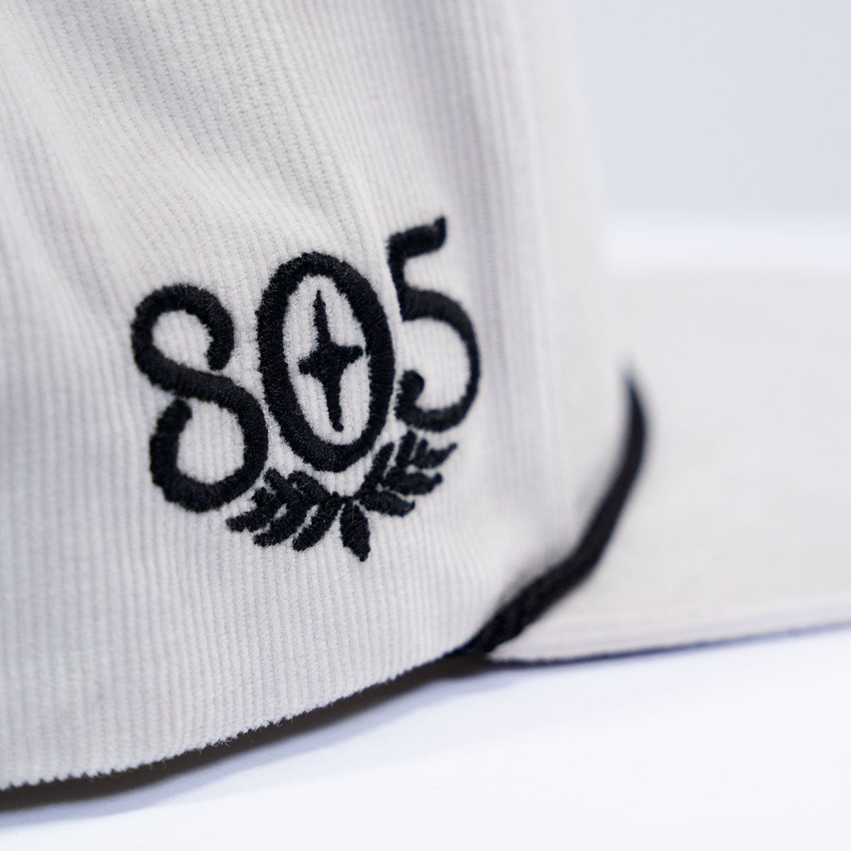 Detail- 805 Tavern Corduroy Hat - White