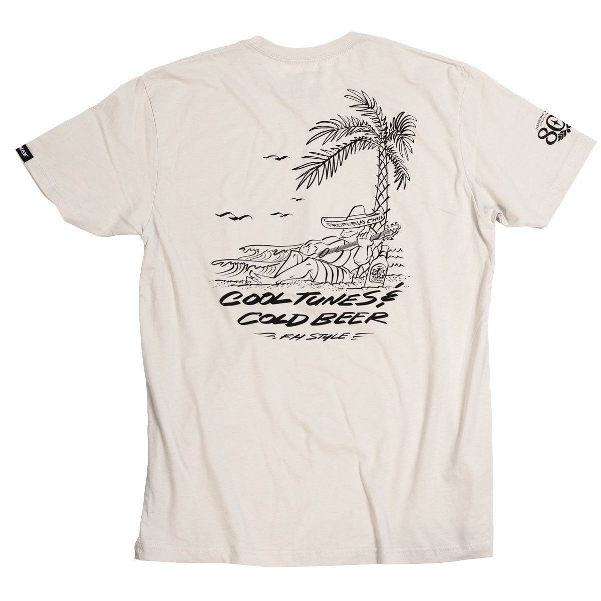 805 Tuned Out Tee - Sand Fasthouse