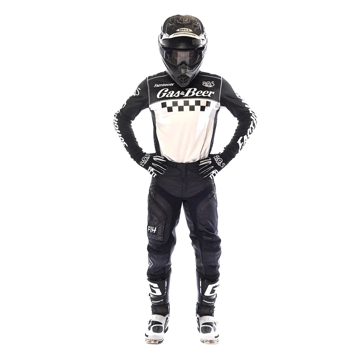 Grindhouse 805 Tavern Jersey - Black/White - Fasthouse