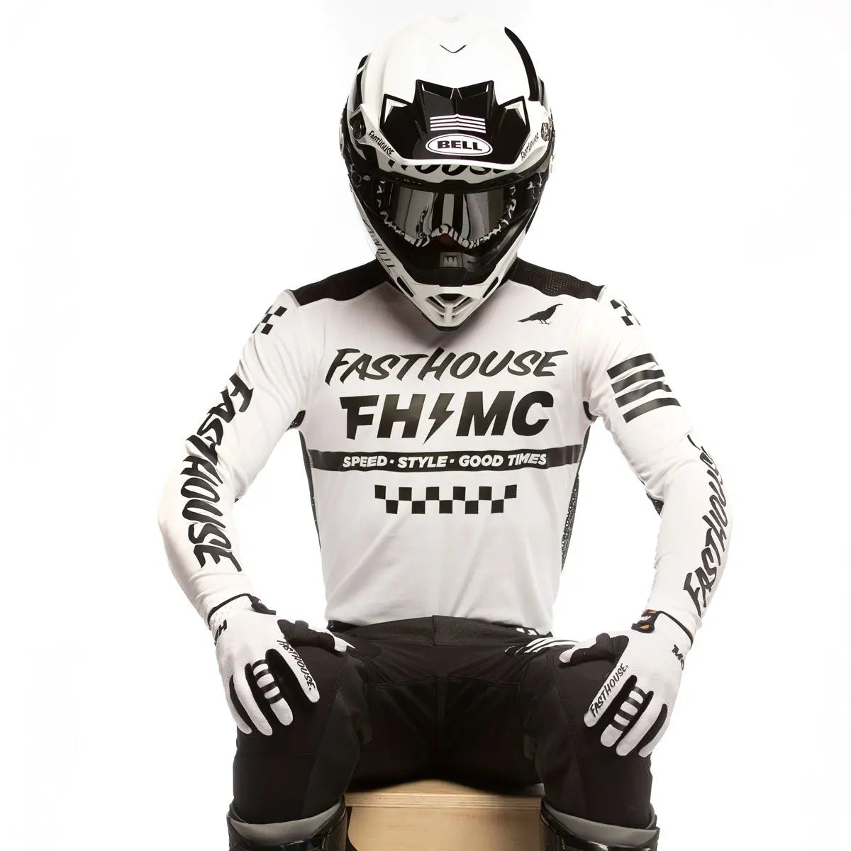 A/C Elrod Jersey - White - Fasthouse